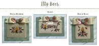 Cherry Hill Stitchery - Itty Bees - Hive and Blossom - Queen - Hive and Buzz