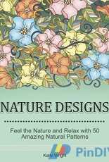 Adult Coloring Book-Nature Designs by Kathi Wright-2016