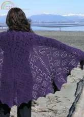 Garden Path Shawl BY Shui Kuen Kozinski -free