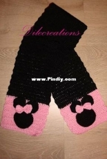 crochet minnie scarf