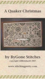ByGone Stitches  - A Quaker Christmas XSD