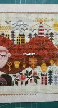 Cross stitch painting designed by Barbara Ana