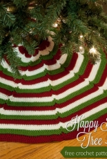 Moogly - Tamara Kelly - Happy Holidays Tree Skirt -Free