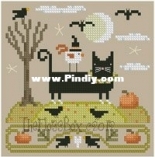 The Floss Box - The Black Cat of Halloween