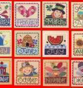 Lizzie Kate LK Flip It Stamps F34-F35-F36-F37-F38-F39-F40-F41-F42-F43-F44-F45