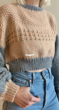 Hazy Skies Sweater by ahoneyknits by Cam