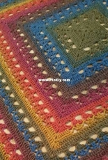 Lunar Square Crossings Blanket