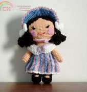 One Piece Doll-Flower Girl-Free Pattern