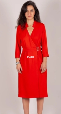 Just Patterns - Linda Wrap Dress - Sizes: 34 - 60