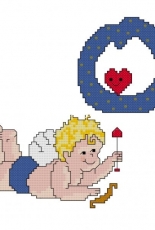 ABC Cupido O from Las Labores de Ana Baby 25 PCS