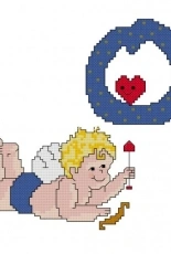 ABC Cupido O from Las Labores de Ana Baby 25 PCS