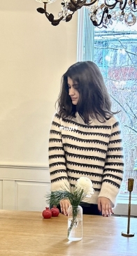Lucrecia Pullover by Claudia Quintanilla - EweKnit Toronto