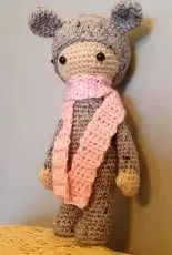 Emmie the rainbow bear by samengehaakt.