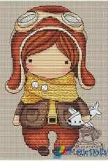 EB Design Magic Dolls - Aviator by Mila Vozhd and Ekaterina Gafenko