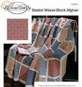 Crochet Soirée-CS0015-Basket Weave Block Afghan - Free