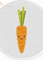 Daily Cross Stitch - Carrots