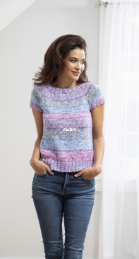 Fresh Berries Tee by Universal Yarn-Free