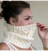 Aurigas Knits- Spikelets Knit Cowl