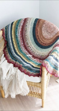 Anthology Throw by Helen Stewart - Knitvent 2022