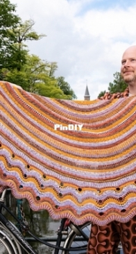 Delectable Collectible Shawl by Stephen West
