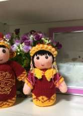 Chinese style the bride and groom