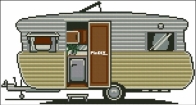 Caravan Sweet Caravan by PXLCRS from XStitch Magazine 28 PCS + XSD