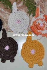 Kitty Butt Coasters