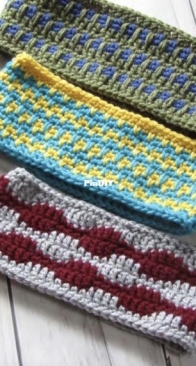 Canoe Mtn Designs - Audrey Friesen - Striped Ear Warmer Trio