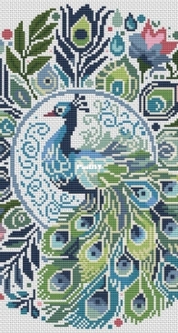 Tidy Patterns - Peacock Mandala by Mohamed Amine Zribi