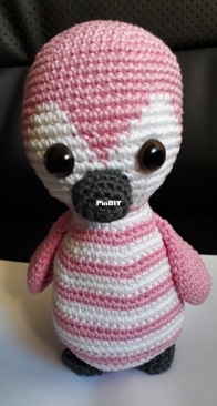 Pink penguin