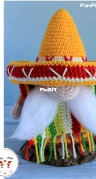 Pam Pino Design - Nazeli Mkrtchyan-Tadevosyan - Mexican Gnome Pedro