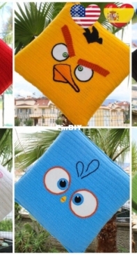 Angry bird pillows from DilekDesign