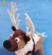 Becky Ann Smith- Crocheted Reindeer based on Sven- Free