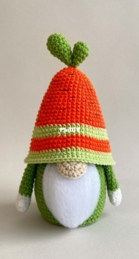 Happy Dolls Handmade - Lucy Magic Pattern - Julia /Kate - Negovorina - Easter Carrot Gnome
