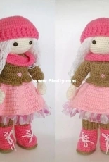Zizina shoes - Vinamigurume - Tilda doll pattern T01