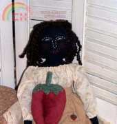 Annie Beez Folk Art Doll_Clementine