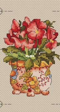 Paradise Stitch - Geranium by Olga Lankevich