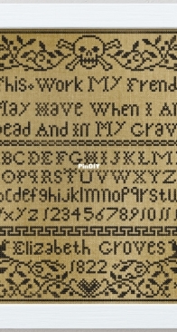 Modern Folk Embroidery - Dark Crosses - When I Am Dead and In My Grave  XSD + PCS
