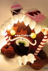 Dinegurumi - Sandra Haupt - Gingerbread house