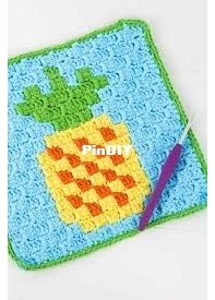 Winding Road Crochet - Lindsey Dale - Pineapple C2C Crochet Graph - Free