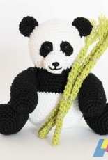 Häkelherz - Sylvia Born - Panda SamSam - German