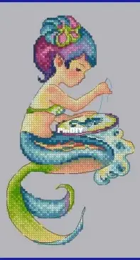 AP124 - Little Mermaid Needlewoman by Anna Petunova XSD