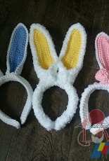 Hatched With Love - Jen Hatch - Bunny Foo Foo Ears and Spring Headband