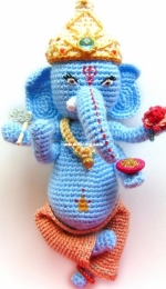 MadeKrisbel -  Ganesha amigurumi