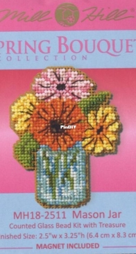 Mill Hill – Spring Bouquet Collection – MH18-2511 – Mason Jar