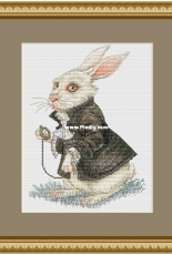 White Rabbit Mister Krolik by Victoria Ivchenko / Viktoriya Ivchenko