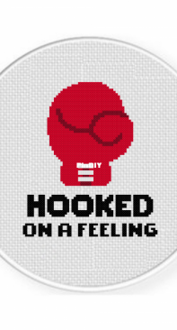 Daily Cross Stitch - Hooked on a Feeling