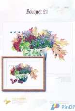 I Love CrossStitch ILCS HF-021 - Bouquet 21