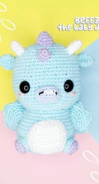 Hugurumi Toys - Silvia - Breeze the baby dragon
