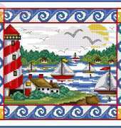 Smooth Sailing by Joan Elliott from Cross Stitch Crazy 189